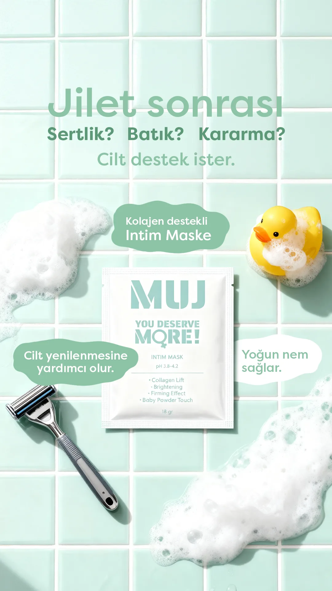 Kolajen Destekli Genital Bölge Maskesi Nasıl Kullanılır?
